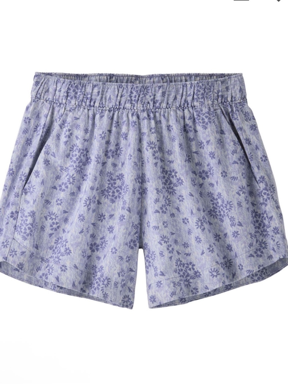Patagonia Garden Island Shorts XS Wildflower Pastel Solstice Purple  Lyocell NWT